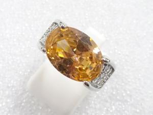 色石　指輪(11.5号)